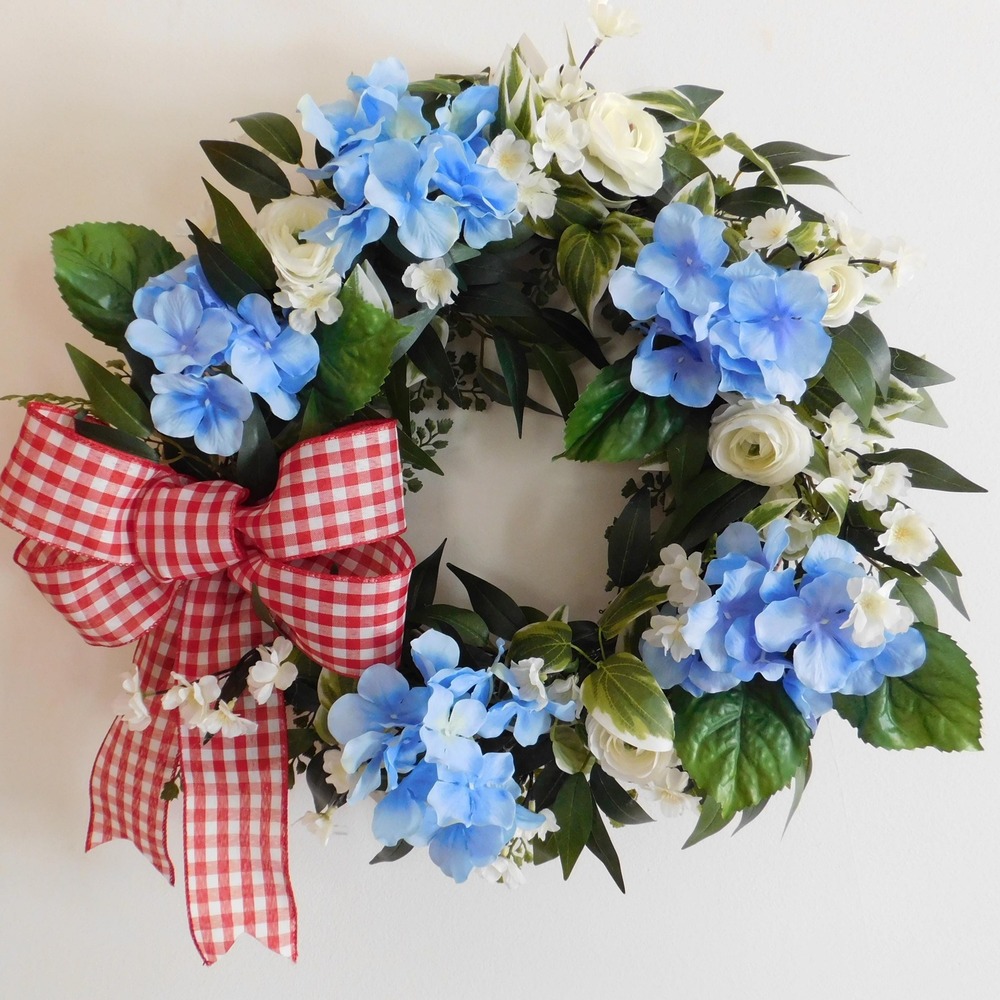 Patriotic Wreath, Independence Day, Memorial Day, Veterans, Red White and Blue - Picture 5 of 5